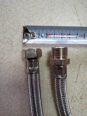 Diril Yapı Market 70 cm Kalın Çelik Örgülü Bağlantı Hortumu 1/2r*1/2n (25 Ad)