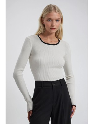 Lijuri Biye Detaylı Triko Kazak 1399