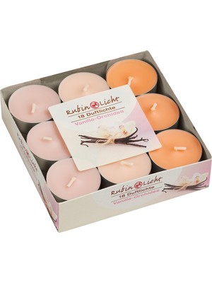 Teknotrust Vanilya ve Orkide Aromalı 18'li Tealight Mum Seti