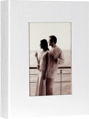 Angelphoto 200’LÜK 10×15 Beyaz Deri Fotoğraf Albümü