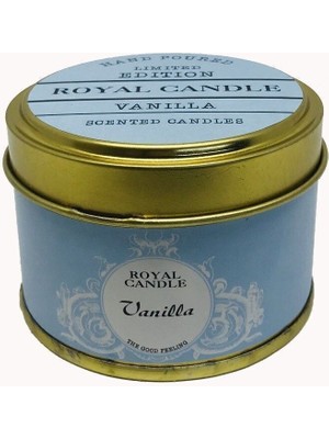 PremiumPort Vanilya Kokulu Teneke Mum, Sıcak ve Rahatlatıcı Atmosfer Yaratır