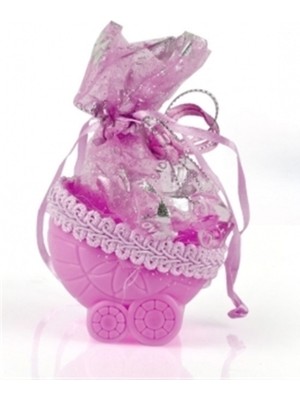 FRY Bebek Mevlüt Şekeri - Pembe Bebek Arabası