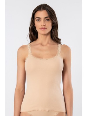 Türen Kadin Likrali Dantelli Ip Askili Kaskorse