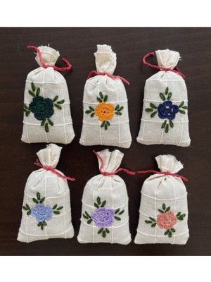 PremiumPort Doğal Lavanta Keseleri, 6'lı Set, El Emekli, Ferahlatıcı ve Şık Tasarım