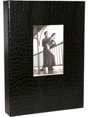 Angelphoto 14LPP57200 13X18 cm 200'LÜK Deri Fotoğraf Albümü Siyah