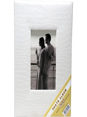 Angelphoto 13X18CM 100’LÜK Deri Fotoğraf Albümü / -14LPP57100 Beyaz
