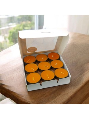 PremiumPort 18'li Renkli Tealight Mum Seti, Şık ve Sıcak Atmosfer Yaratır