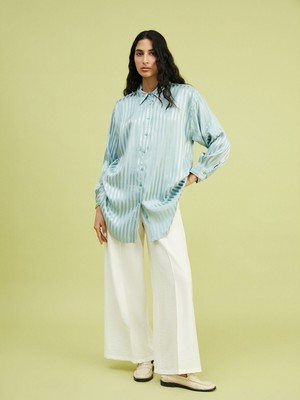 Lc Waikiki Yeni Sezon Beli Lastikli Kadın Pileli Pantolon