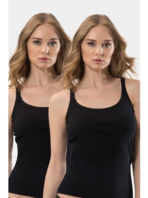 Türen Kadin U Yaka Askili Atlet 2'li Paket