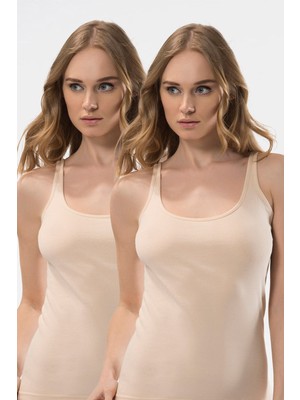 Türen Kadin U Yaka Askili Atlet 2'li Paket