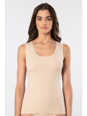 Türen Kadin Lazer Kesim Pamuklu Atlet