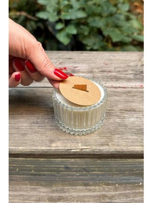 PremiumPort 53MM Mum Toz Kapakları, Ahşap Fitil Boşluğu, 50 Adet