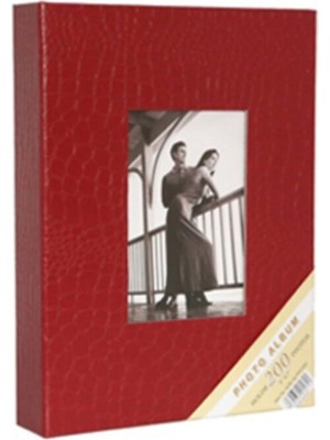 Angelphoto  200'LÜK Deri Bordo Fotoğraf Albümü  13X18CM