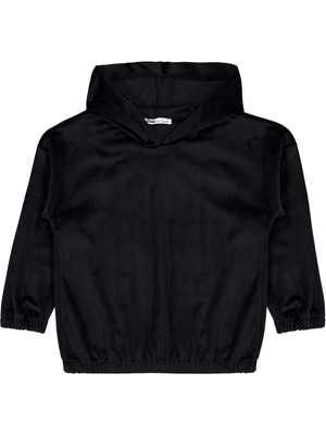 Civil Girls 6-9 Yaş Sweatshirt - Siyah 6-7 Yaş