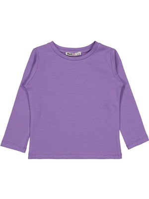 Civil Girls Basic 2-5 Yaş Sweatshirt - Lila 5-6 Yaş