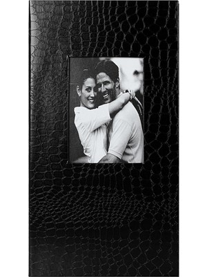 Angelphoto 300LÜK 10X15CM Aile Albümü - Deri Kaplı Foto Album 300LU Siyah