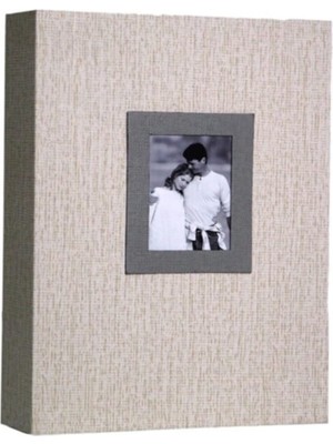 Angelphoto 13X18CM 200’LÜK "krem" Koton Desenli Fotoğraf Albümü