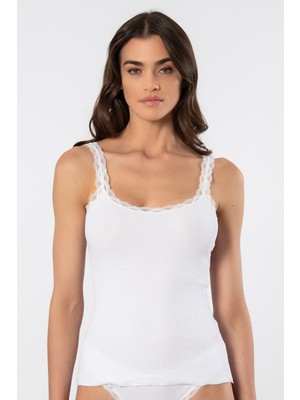 Türen Kadin Likrali Dantelli Ip Askili Kaskorse