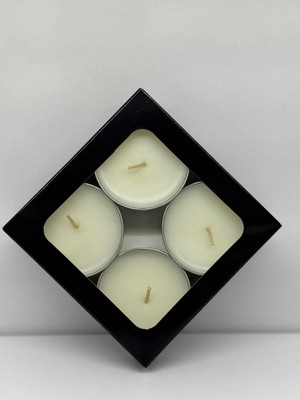 PremiumPort 4l Maxı Tealight Mum Vanilya Kokulu, Çap 5cm, Boy 3cm