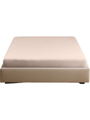 Sabia Soft Touch %100 Pamuk 62 Tel (155 Tc) 280X280 cm Battal Boy Düz Çarşaf Taş