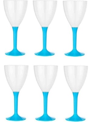 PremiumPort Mavi 10'lu Plastik Kadeh Seti, Kullan-At, Parti ve Etkinlik Malzemeleri