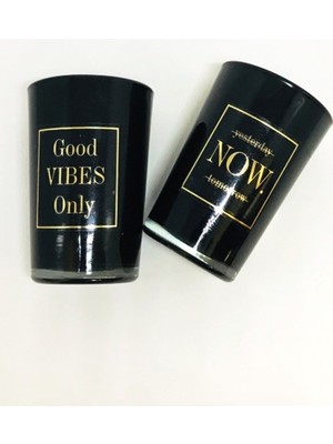 PremiumPort Pudra Kokulu 2'li Mum Bardak Seti, 80G, Huzur ve Şıklık Için Ideal