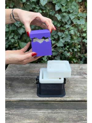 PremiumPort Çok Amaçlı Silikon Kalıp, Kapaklı ve Kasnaklı, Dayanıklı ve Esnek