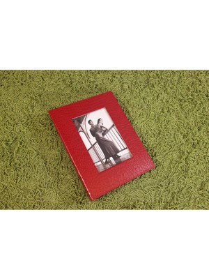 Angelphoto 10X15CM 200'LÜK Deri Fotoğraf Albümü Kırmızı