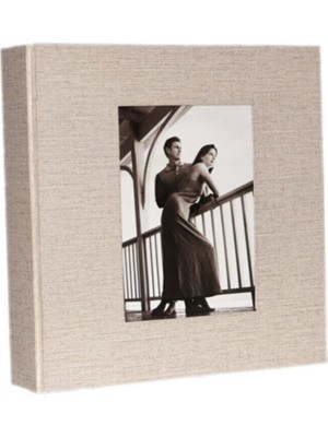 Angelphoto 10X15CM 500’LÜK Koton Desenli Fotoğraf Albümü "koton Krem"