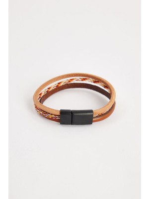 Tudors Erkek Hakiki Deri Bileklik