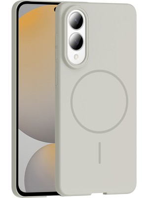 Grabono Samsung Galaxy S25 Edge Kılıf Kablosuz Şarj Ince Magsafe Manyetik Özellikli Elinizden Kaymaz Pürüzsüz Premium Kılıf
