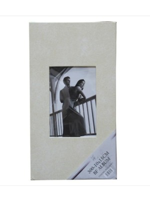 Angelphoto 10X15CM 300'LÜK Deri Fotoğraf Albümü Krem