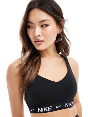 Nike Training Indy Dri Fit High Support Sports Bra Kadın Spor Sütyen Bra Siyah