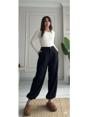 Lastik Paça Pantolon