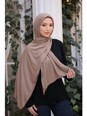 İmaj Butik Vizon Cazz Scarf Penye Şal