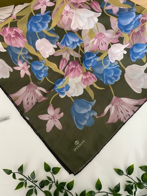 İpekhan Pera Desen Ince Pamuk Eşarp