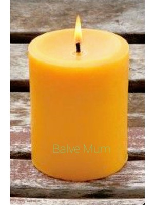 PremiumPort Doğal Balmumu Mum Seti - 3 Parça Hafif ve Güzel Kokulu