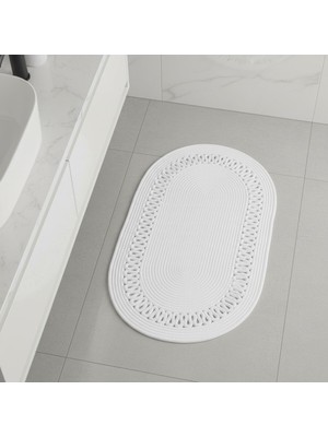 Comfort Craft Hasır Trikotlu Jüt Paspas | Banyo | Balkon | Doğal | Yıkanabilir | 60X100 cm