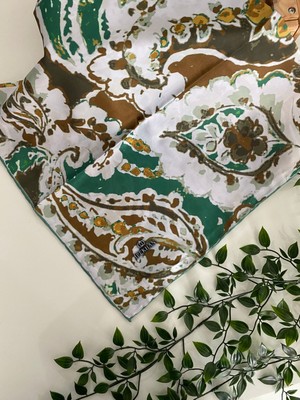 İpekhan Ebru Desen Ince Pamuk Eşarp