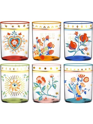 Baci Milano Mamma Mia 6'lı Bardak Seti Cam 370 ml