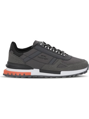 Slazenger Skate Erkek  Beyaz / Gri Koşu & Yürüyüş Spor Ayakkabısı