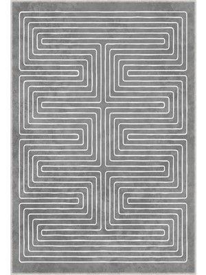 Modern Dekoratif Yıkanabilir Kaymaz Taban Halı – Ince, Yumuşak Salon Halısı, Mutfak Halısı ve Yolluk