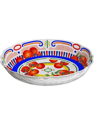 Baci Milano Dolce Vita Oval Servis Kasesi 33 Cm, Melamin