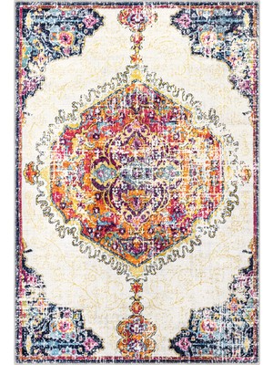 Homefesto Modern Dekoratif Yıkanabilir Kaymaz Taban Halı – Ince, Yumuşak Salon Halısı, Mutfak Halısı ve Yolluk