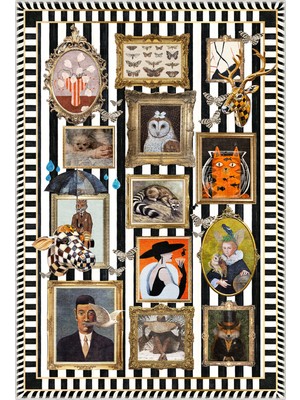 Modern Dekoratif Yıkanabilir Kaymaz Taban Halı – Ince, Yumuşak Salon Halısı, Mutfak Halısı ve Yolluk