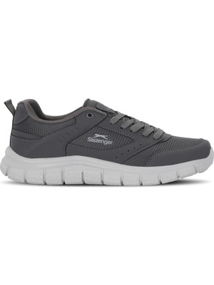 Slazenger GLEN I Erkek Büyük Beden Koyu Gri Koşu & Yürüyüş Spor Ayakkabısı