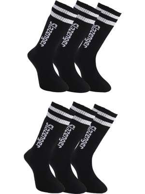 Slazenger Jınn 6 Lı Set Erkek  Siyah Çorap