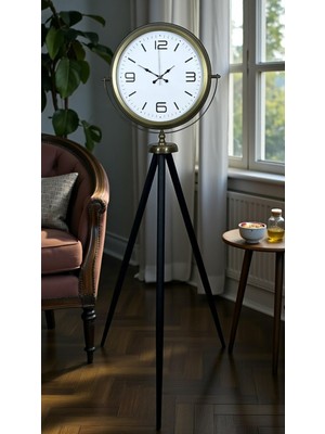 Elegant Vintage Tripod Ayaklı Saat