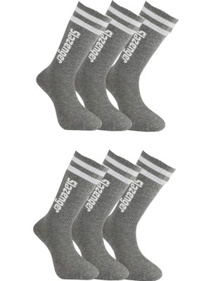 Slazenger Jınn 6 Lı Set Erkek  Siyah Çorap