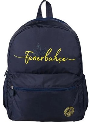 Me Çanta Fenerbahçe Lisanslı Handwrıtıng Sırt Çantası 2 Bölmeli Okul Çantası 24734 Lacivert